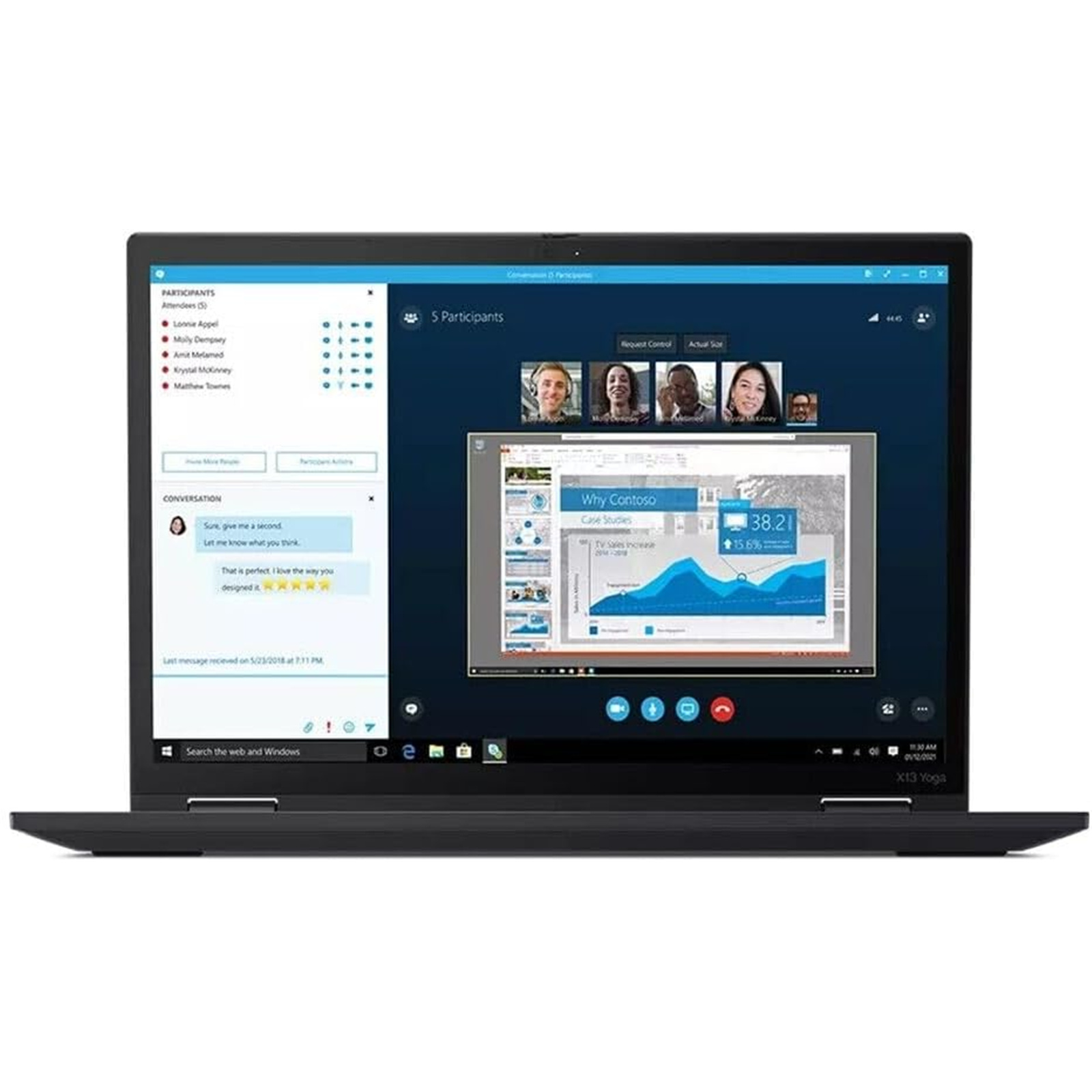 Lenovo Thinkpad X13 Yoga G2 13.3" WUXGA Touch Laptop (B-Grade Refurbished)